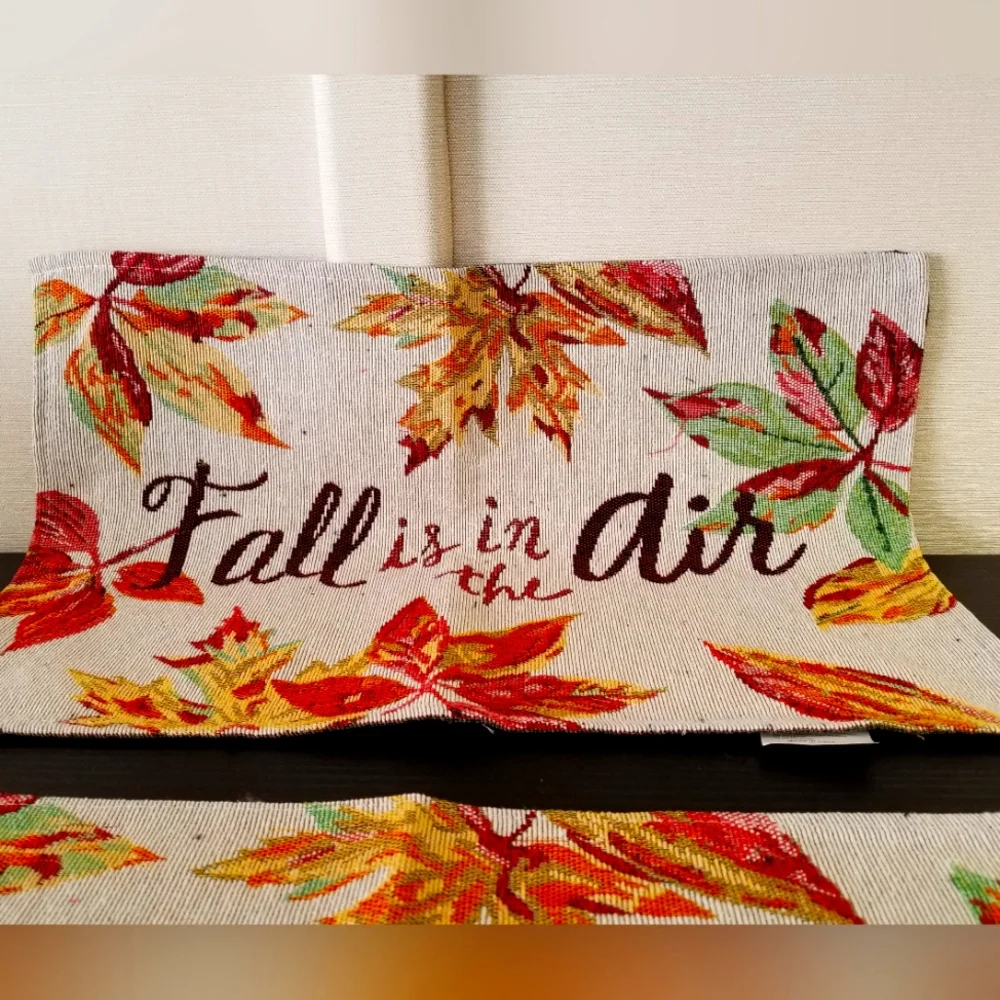 New Handcrafted Fall is in the Air Tablemats, set of 2